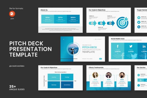 Download Pitch Deck PowerPoint Template - Pitch deck Collection