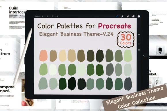 Download Procreate Color Palettes-Elegant Biz V24 - Elegant Collection