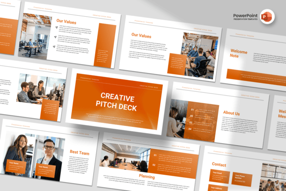 Download Creative Pitch Deck PowerPoint Template - Premium Resources