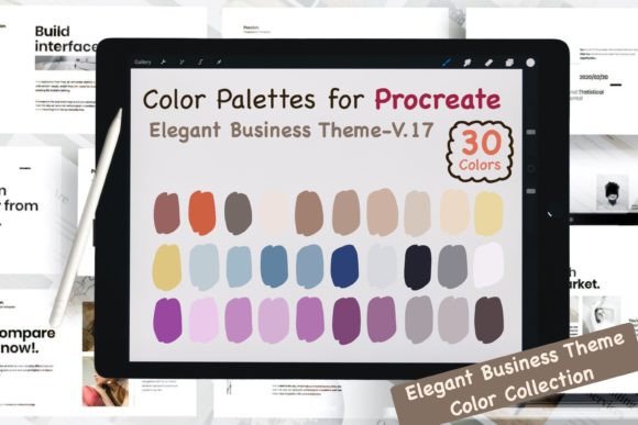 Download Procreate Color Palettes-Elegant Biz V17 - Elegant Collection